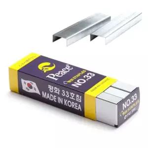 JMds 평화 스테플러용 철침 33호 (약 5000pcs) (스테플러 별매) WFKE1GJ
