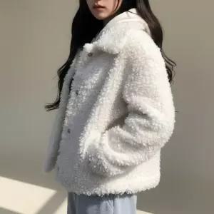 (동대문직영)양털 보아 뽀글이 숏자켓 겨울 아우터
