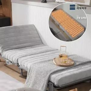 [쿠션 증정] 라꾸라꾸 카우치소파 온열 싱글 침대 CBK-006S(G)