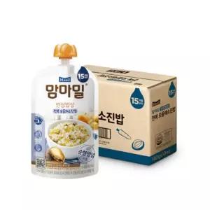 맘마밀 안심밥상 전복 모듬채소진밥 140g 10팩