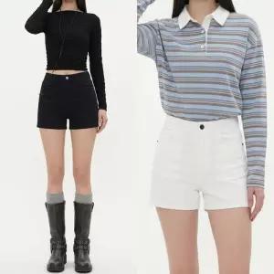 HOTBBA / 여성 데일리핏 하이웨스트 쫀쫀스판 숏팬츠 JEB 10081