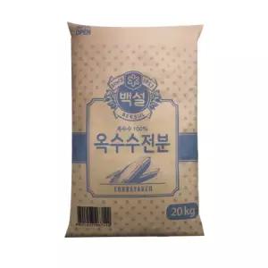 CJ 백설 옥수수전분 GMO 업소용 20kg