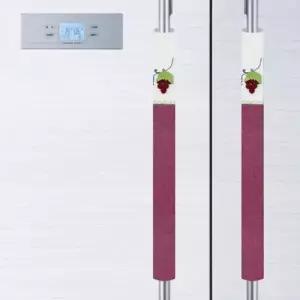 손잡이커버 냉장고 커버 패브릭 장식 덮개 2p