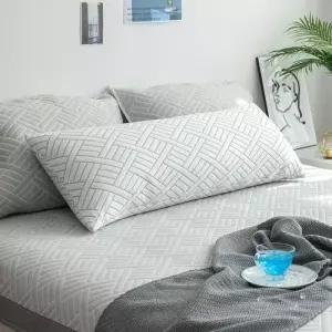 쿨바디필로우 바디필로우 엘리오 듀라론 3중직 냉감바디필로우 40x100 화이트 솜포함