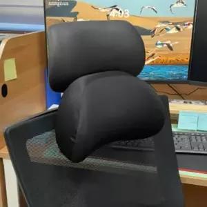 차목쿠션 메모리폼 목쿠션 자동차 사무실 의자 목 받침대 차량용 목베개 목받침 차량