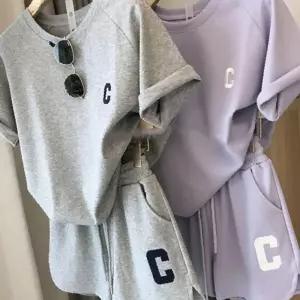LND 스포티C 반팔 반바지 세트 여름 츄리닝 여성 운동복 데일리 캐주얼 트레이닝복 홈웨어