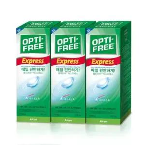 옵티프리 렌즈세척액 익스프레스 355ml 3개