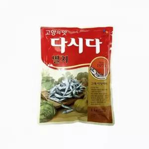 FOODALL CJ 백설 다시 멸치 다시다 1키로