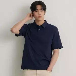 [백화점 정품] 빈폴 25SS [SS26]프리미엄 플로우 칼라넥 티셔츠 - 네이비 :BC6342C99R