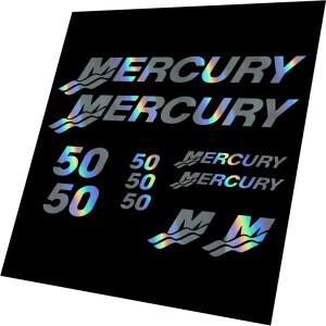 (11개) Mercury 50 Hp 아웃보드 카울링 데칼 세트 맞춤형