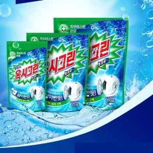 희옷 표백제 옥시크린 세탁기 삶아빤듯 빨래끝 2개 1kg+1kg [aDE6404]