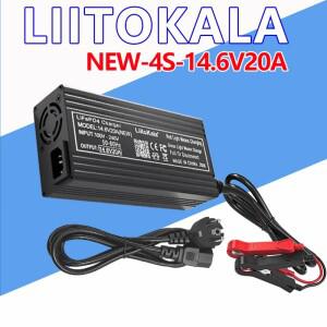 리토칼라 14.6V20A 리튬인산철 배터리 고속 충전기 (4S 12V 14.4V 20A LFP RV 에너지 저장 철 태양광 시스