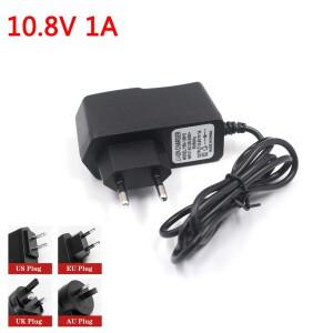 AC 100-240V DC 10.8V 1A 1000MA 어댑터 전원 공급 장치 10.8 리튬 배터리 용 18650 V 볼트 충전기 플러그