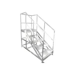 산업안전규격 안전 계단작업대 4단 SAFE-LADDER-WOKP 4 사다리