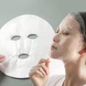 얼굴 랩 비닐 피부 팩 시트 얼굴팩 비닐팩 100매 홈케어 관리 보습커버