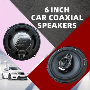 6인치 자동차 하이파이 동축 스피커 800W(2*400W) 음악 스테레오 서브우퍼 범용 도어 풀레인지 3웨이 우퍼