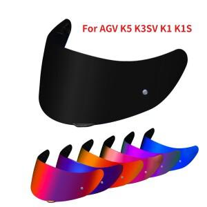 바이크 오토바이 헬멧 바이저 K5 K3SV K1 K1S용 틴티드 AGV k1 k3sv k5 K5s용 자외선 차단 페이스 쉴드 교