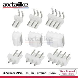 20PCS VH 3.96mm 2Pin 4P 5P 6P 7P 8P 9P 10P JST Male Female 커넥터 수평 스트레이트 핀 헤더 하우징 터