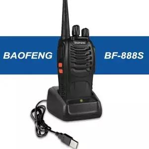 1개 바오펑 888S 무전기 무선 주파수 복사 장거리 휴대용 UHF 400470MHz 햄 양방향 라디오