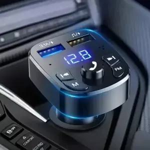 자동차 Mp3 플레이어 듀얼 Usb 고속 충전기 Fm 블루투스 수신기 호환 5.0 송신기 플래시 드라이브 플러그