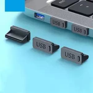 USBA 충전 포트 먼지 방지 플러그 커버 캡 암형 잭 범용 실리콘 방진 보호대 PC 노트북