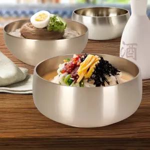 냉면 반찬 비빔밥 그릇 생선 수저 고궁 유기 면기 앞접시 원형 방짜 놋쇠