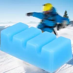 HZCGJMY 스노보드 및 스키 왁스 블록 1.4LB 블루 블렌드 베이스플레이트 일일 유지보수 더 높은 속도를