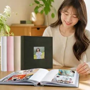 포토북 아기 앨범 사진 성장 기록 접착식 정리 제작용 웨딩 초음파