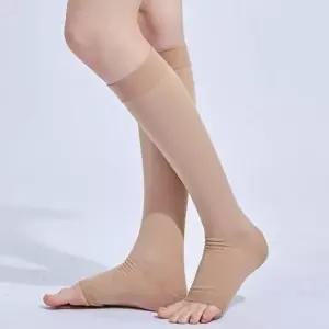 종아리 압박밴드 오픈토 서포트 XL 베이지 압박스타킹 레그쉐이퍼 다리압박밴드