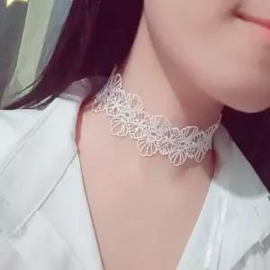 목줄 깃털목걸이 초커 비즈목걸이 패션 레이스 초커목걸이 꽃목걸이