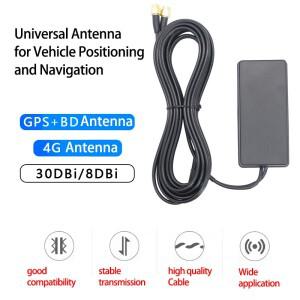 30dBi 필터 증폭기가있는 야외 4G + GPS 듀얼 밴드 안테나 자동차 위성 네비게이션 포지셔닝 모바일 네트