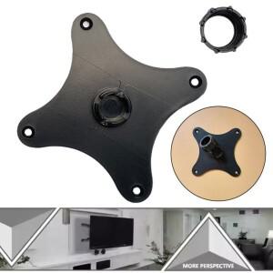 Vesa75 구멍 거리 모니터 스탠드  각도 조정 안정적인 지원 17mm 볼 헤드 어댑터 휴대용 TV 홀더 인터페이