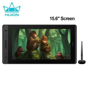 HUION Kamvas Pro 16 그래픽 태블릿 모니터 120%sRGB 15.6형 화면(8192레벨 기울기 기능 배터리 없는 디지