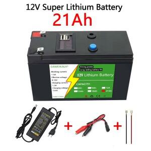 12V 21Ah 18650 리튬 배터리 팩 3S7P 태양 에너지 전기 장난감 자동차 용 충전식 12.6v 3A