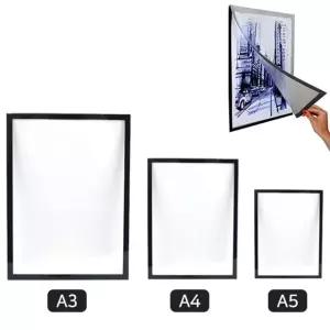 A3 A4 A5 벽부착식 자석형 마그네틱 월프레임