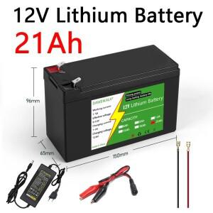 12V 21Ah 18650 리튬 배터리 팩 3S7P 태양 에너지 전기 자동차 12.6v 3A 용 충전식
