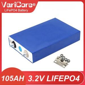 1pcs VariCore  3.2V 105Ah LiFePO4 배터리 DIY 12V 24V 바이크 오토바이 전기 자동차 태양 광 인버터 보트