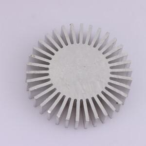 고출력 LED 방열판 해바라기 솔리드 라디에이터 COB 원형 합금 알루미늄 직경 50mm 3 ~ 7W