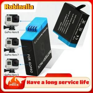 고프로 히어로 8 7 6 5용 1680mAh 리튬이온 배터리 팩 모션 카메라 충전식