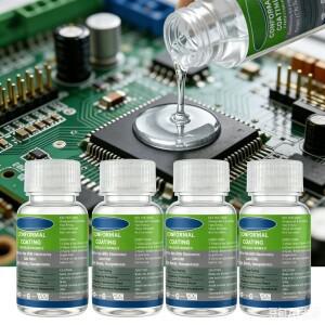 PCB 콘포멀 코팅 투명 방수 절연 바니시 속건성 전자 회로 기판 보호 페인트 + 브러시