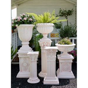 스튜디오 소품 화분 신전 조각품 로마 웨딩촬영 결혼식장 중세풍 벽장식 모조 앤틱