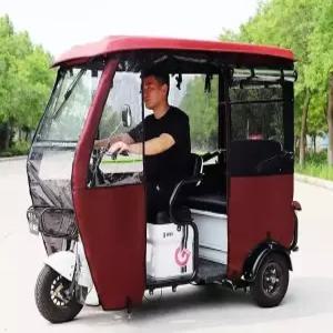 3륜 차양막 어르신전동차 비 전동 가림막 지붕 스쿠터 커버 가리개 방수 바람막이 비막이