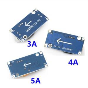 조절식 DC to 벅 부스트 모듈, 강압 전원 공급 장치 레귤레이터 LM2596 XL6009 XL4015, 3A, 5A
