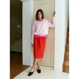38Comeoncommon Nylon Drawstring Banding Skirts Red 1397761