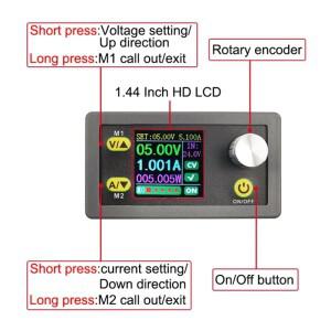 WZ3605E DC 벅 부스트 컨버터 CC CV 36V 5A 전원 모듈 조정 가능한 규제 실험실 공급 장치 전압계