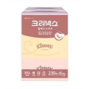 신세계 규격 유한킴벌리 크리넥스 클래식 230매x6입[리뉴얼]