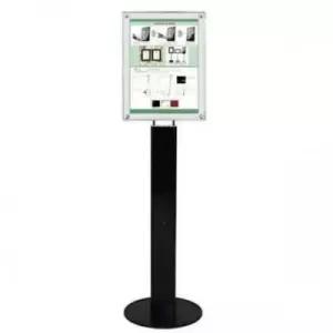 포스터 자석액자 스탠드 pop꽂이  (LG48B-AP) A4 백색펄판넬 [BXE68815]