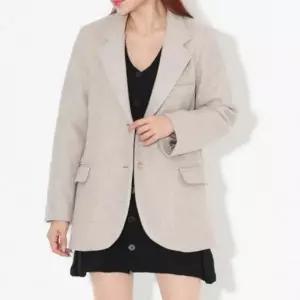 [하프클럽/알티피아]여성 모직 코트 루즈핏 재킷 롱 외투 상의