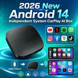 카플레이 네비게이션 carplay 안드로이드15 차량용 스마트 AI 박스 구글 플레이 스토어 내장 넷플릭스 IPTV 지원 플러그 앤 플레이 기아 호환 호환 폭스바겐 호환 호환 순정 유선 카플레이 차량용