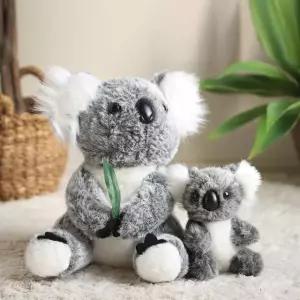 귀여운 동물 호주 코알라 인형 14cm 30cm [애착 봉제 작은 털 부드러운 침대 책상 장식 앉아있는 선물]